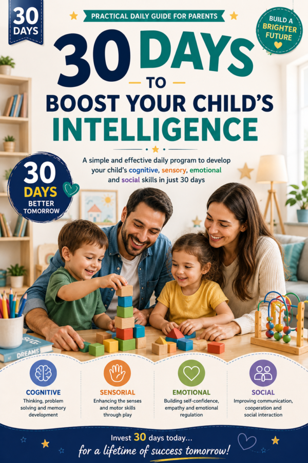 Ultimate Child Intelligence Activity Book: 30-Day Challenge