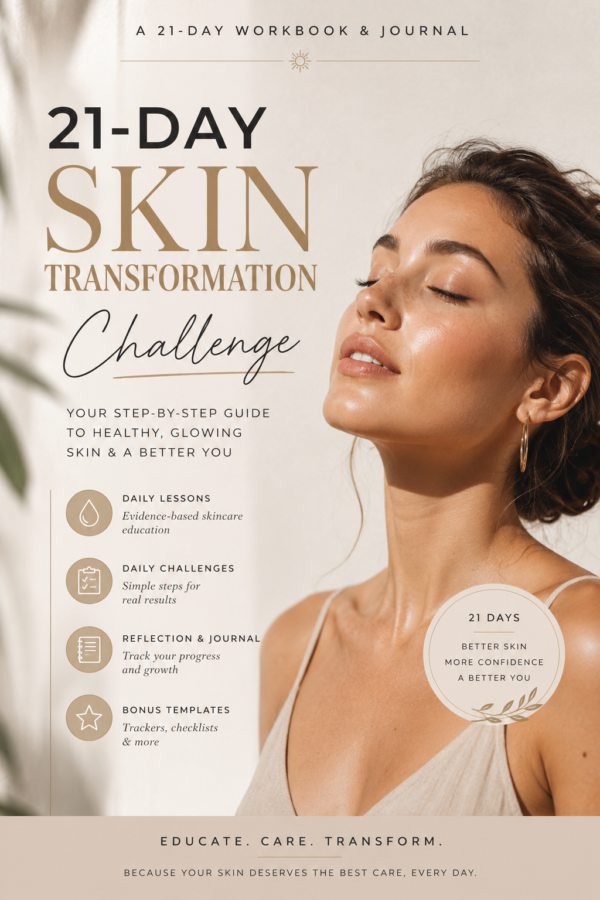 ChatGPT Image 29 juil. 2026, 14_19_36 Ultimate Skin Transformation Workbook — 21-Day Skincare Journal (PDF)
