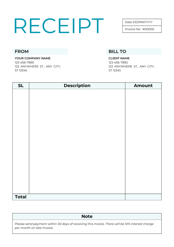 42 Best Canva Invoice Templates for Professional Business