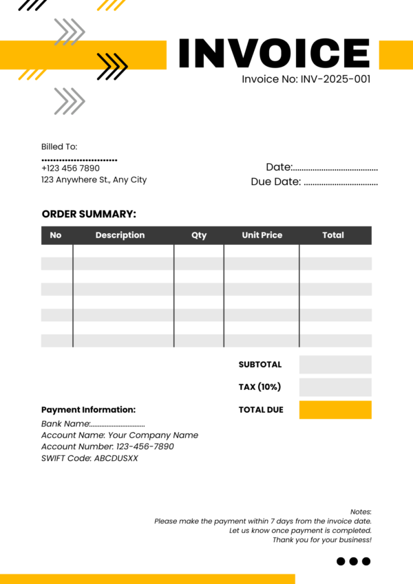42 Best Canva Invoice Templates for Professional Business