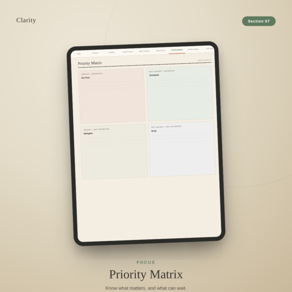 Free ADHD Digital Planner (9-in-1 System) – Hyperlinked GoodNotes & Notability Template for Focus, Habits & Self-Care
