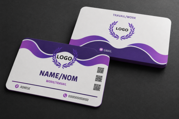Business Card Template Canva professional editable design