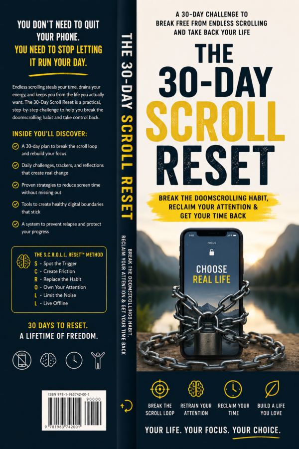30-Day Scroll Reset: Reclaim Your Focus, Time & Digital Freedom
