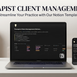 Therapist Client Management Template