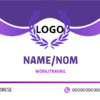 Business Card Template Canva professional editable design